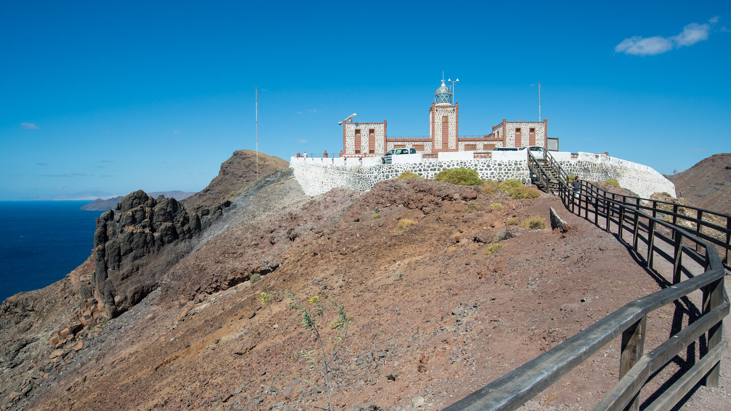 der Leuchtturm Faro de la Entallada an der Ostküste Fuerteventuras