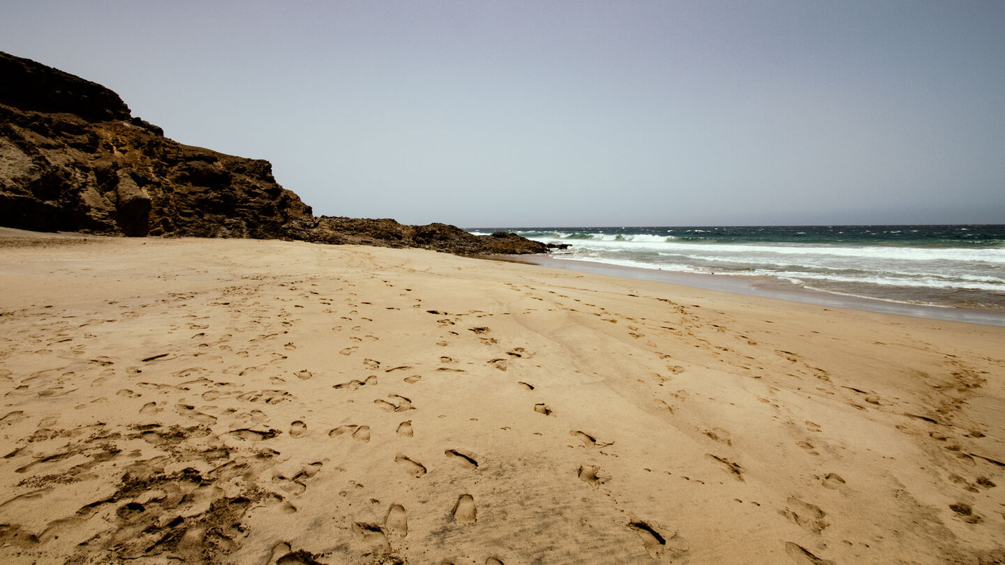 Sandstrand an der Playa de Tebeto