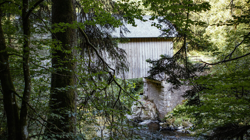 die Stallegger Brücke in der Wutachschlucht