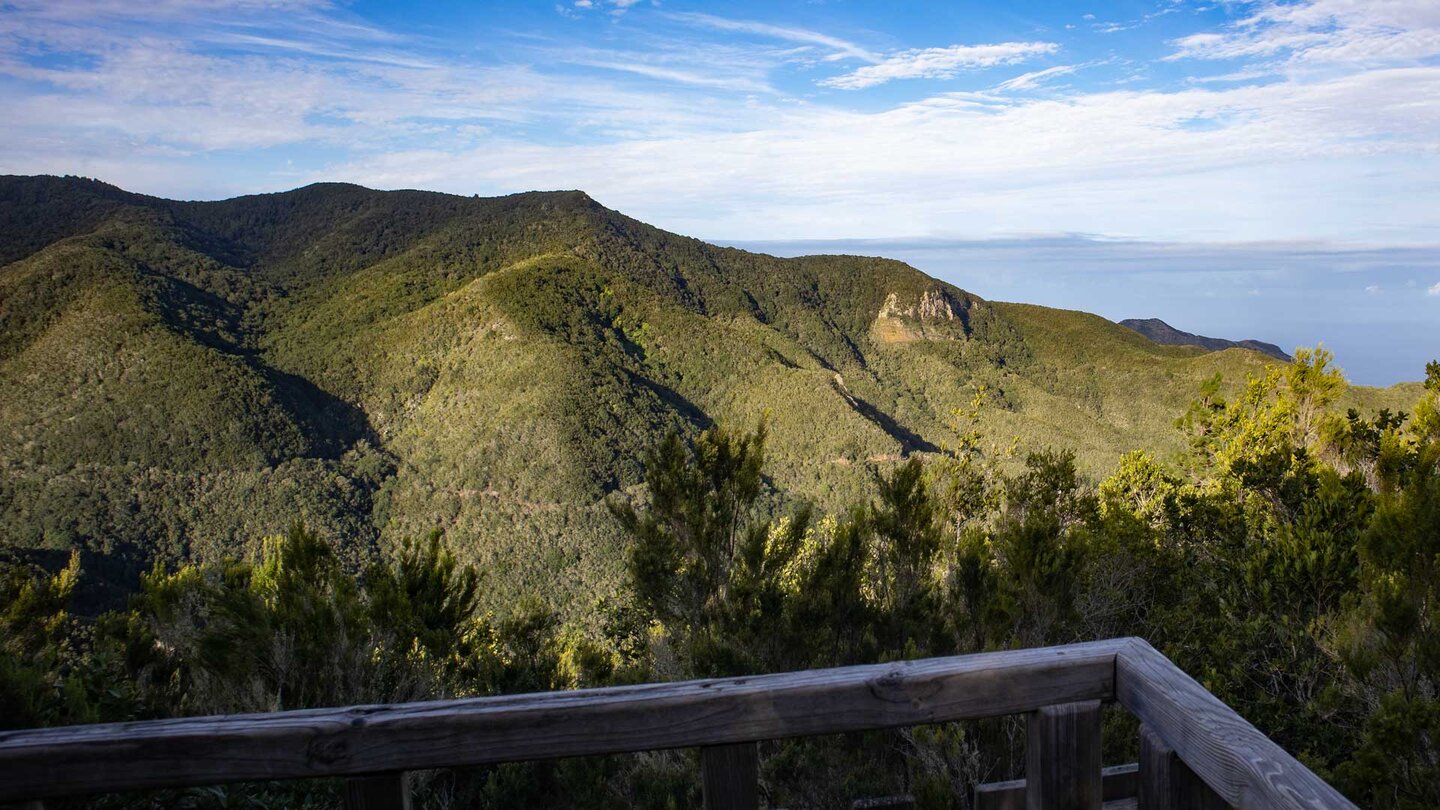 Aussichtspunkt oberhalb der Schlucht an der Pista Monte del Agua