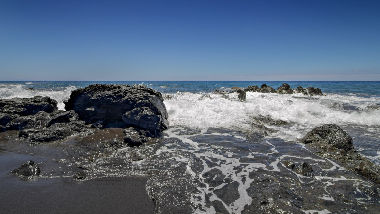 teilweise ist die Brandung an der Playa del Inglés recht kräftig