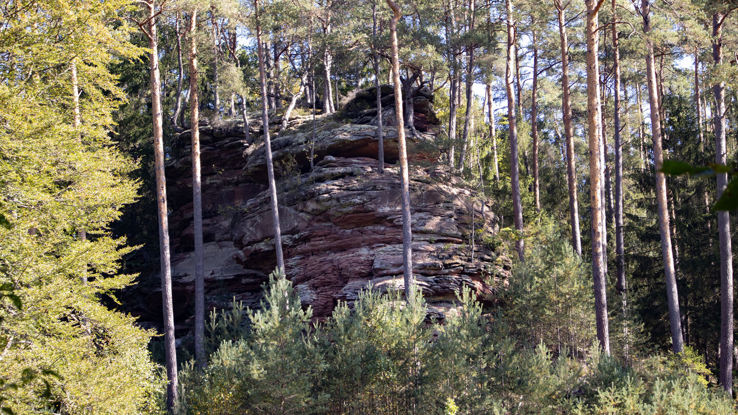 Felsformation beim Kühwoog