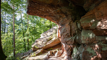 Überhang bei den Hohlen Felsen