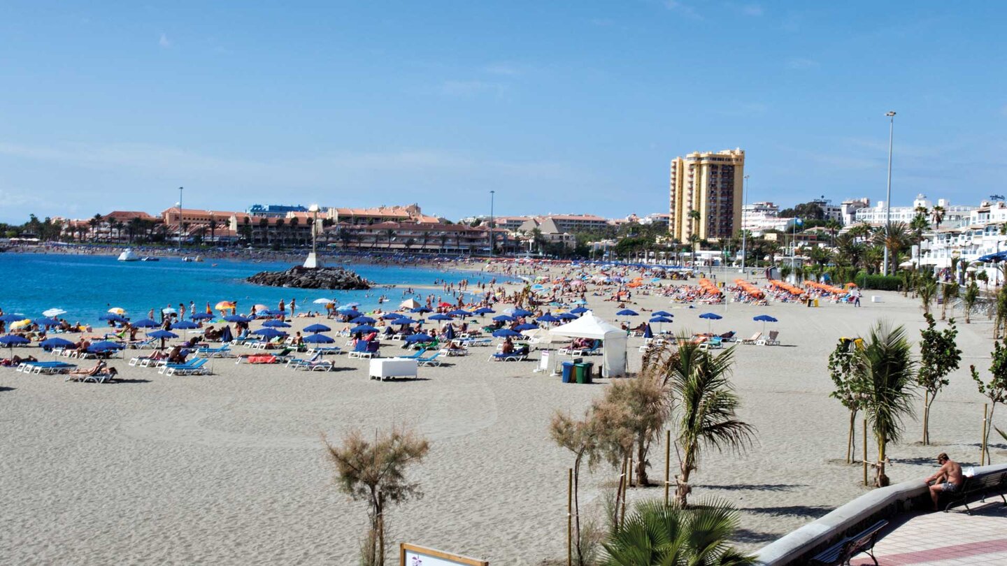 Playa de Las Vistas in Los Cristianos auf Teneriffa