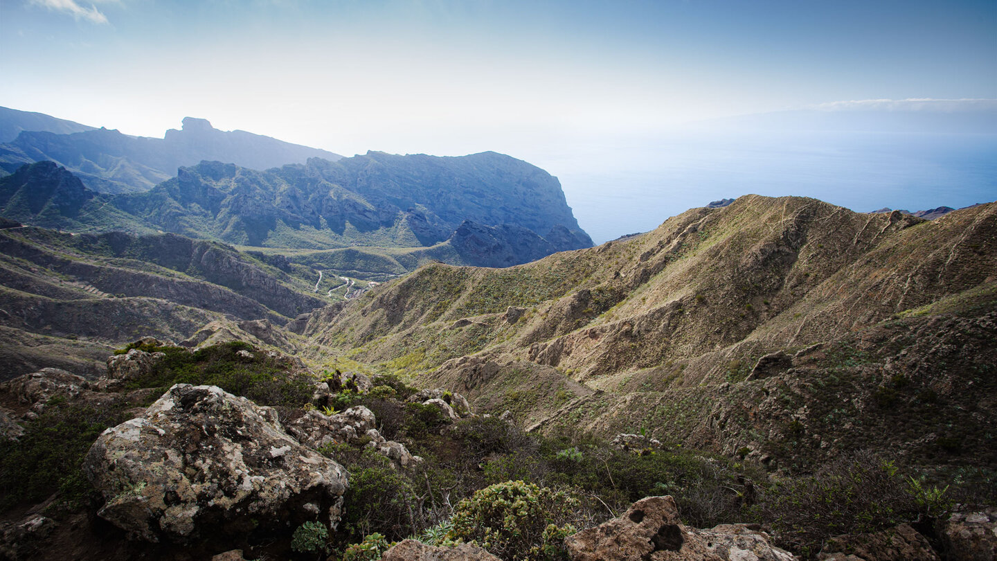 Ausblick vom Camino de Baracán Richtung Masca