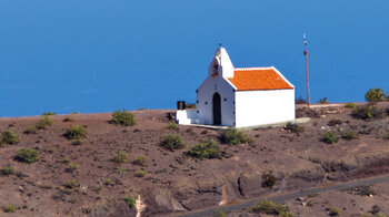 die Kapelle Ermita de la Virgen de los Dolores auf dem Montaña Fasnia