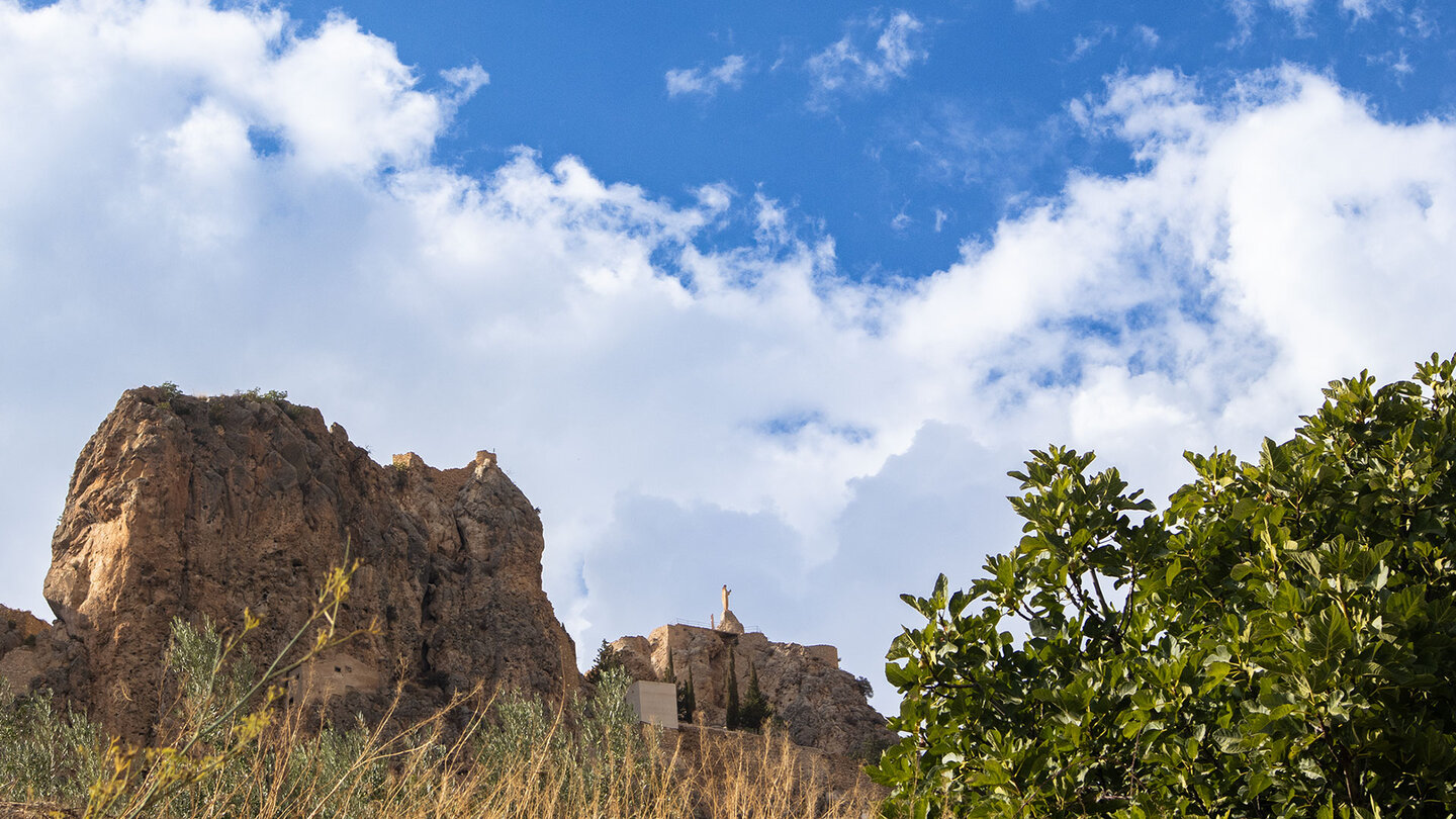 Blick zum Castillo de Castril