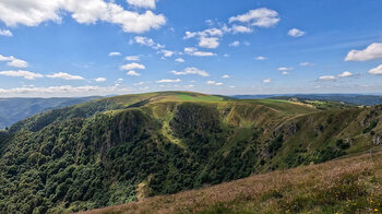 Blick vom Le Hohneck zu den Spitzköpfen