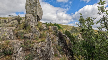 Felsen der Spitzköpfe