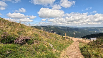 Wanderweg am Col du Schaeferthal