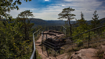 grandioser Ausblick von der Burg Waldeck