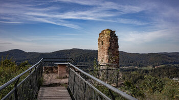 Aussicht vom Château du Ramstein