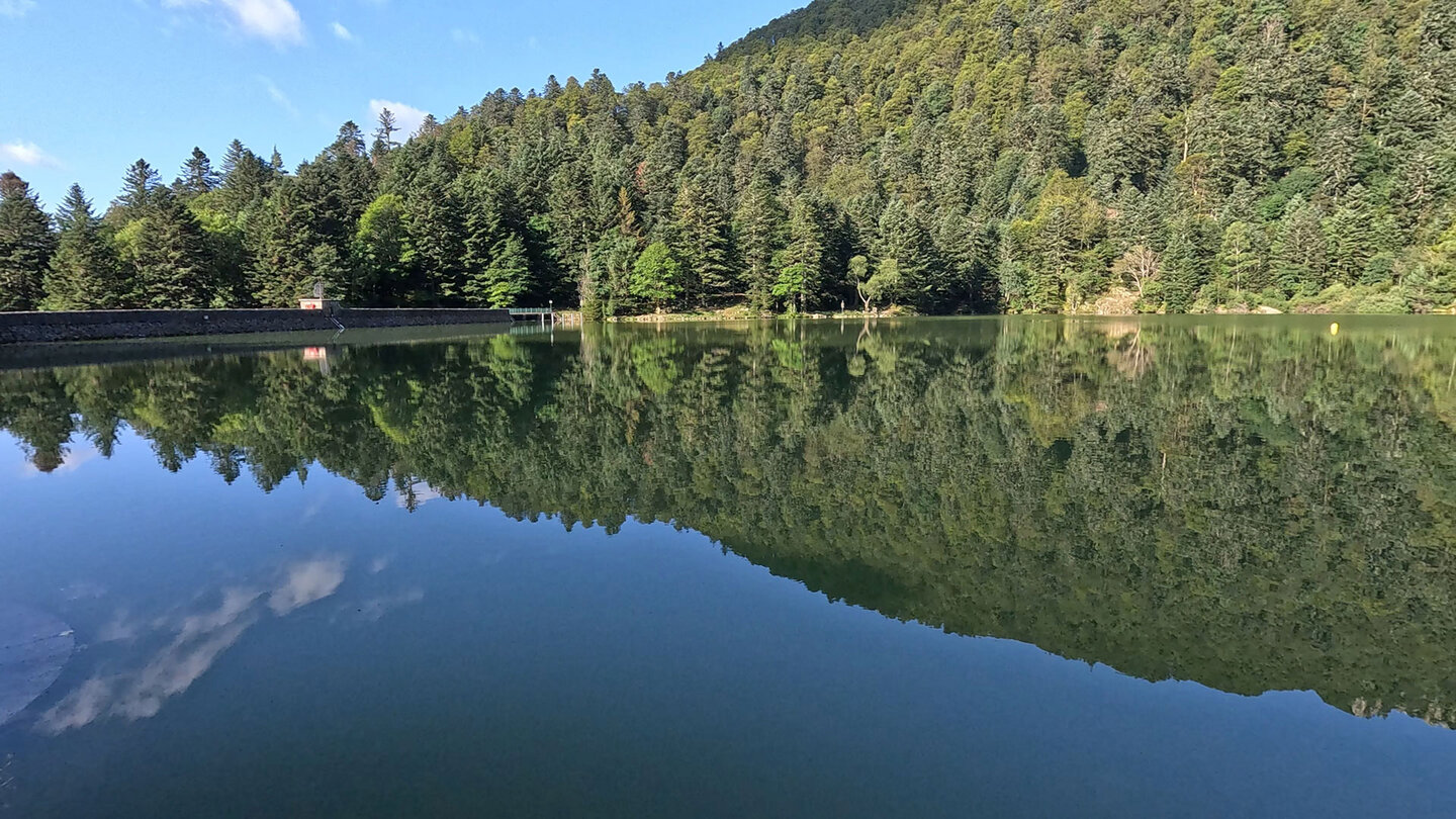 Staumauer am Lac du Schiessrothried