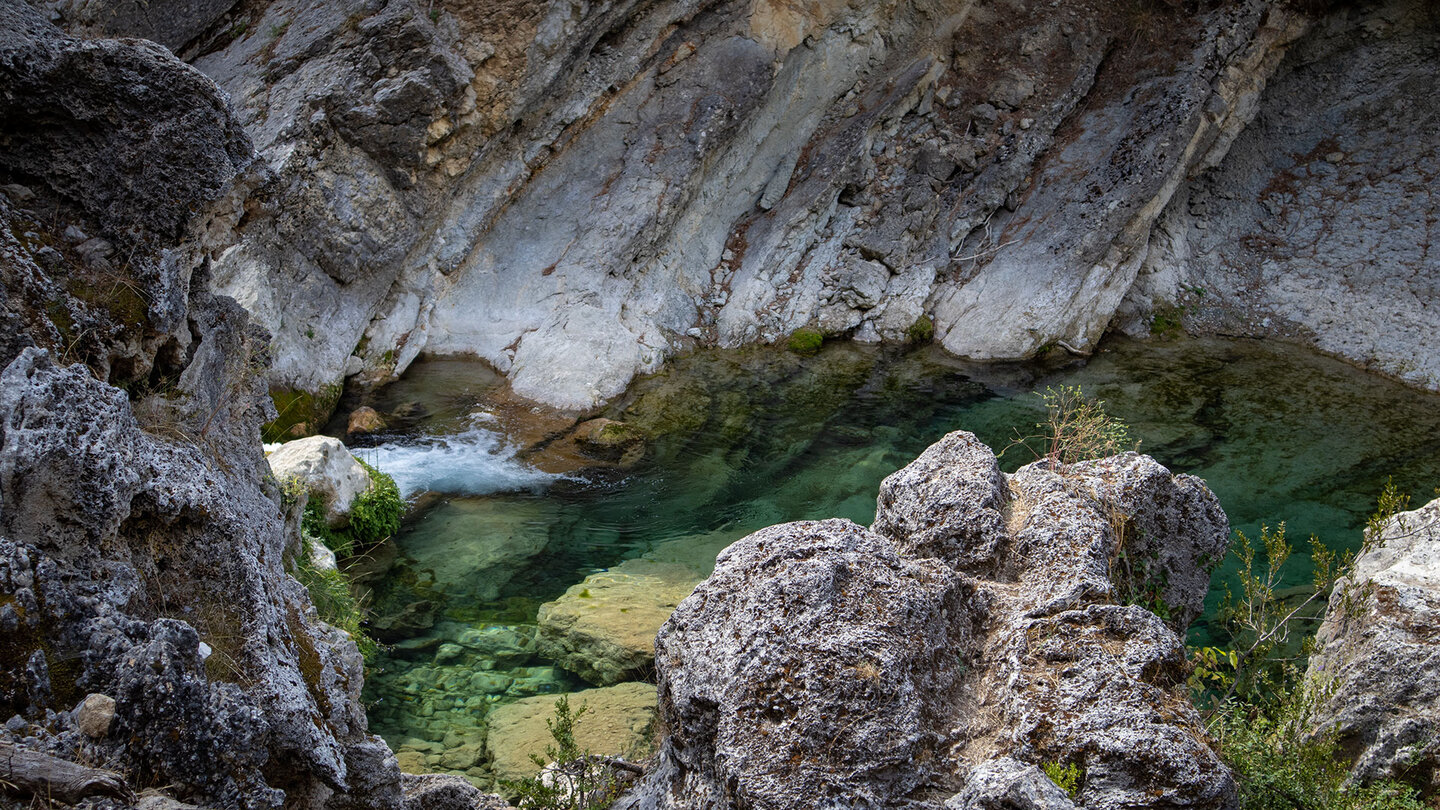 ausgewaschenes Bachbett des Río Borosa