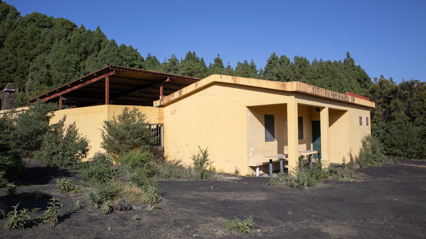 die Schutzhütte Refugio de las Moscas