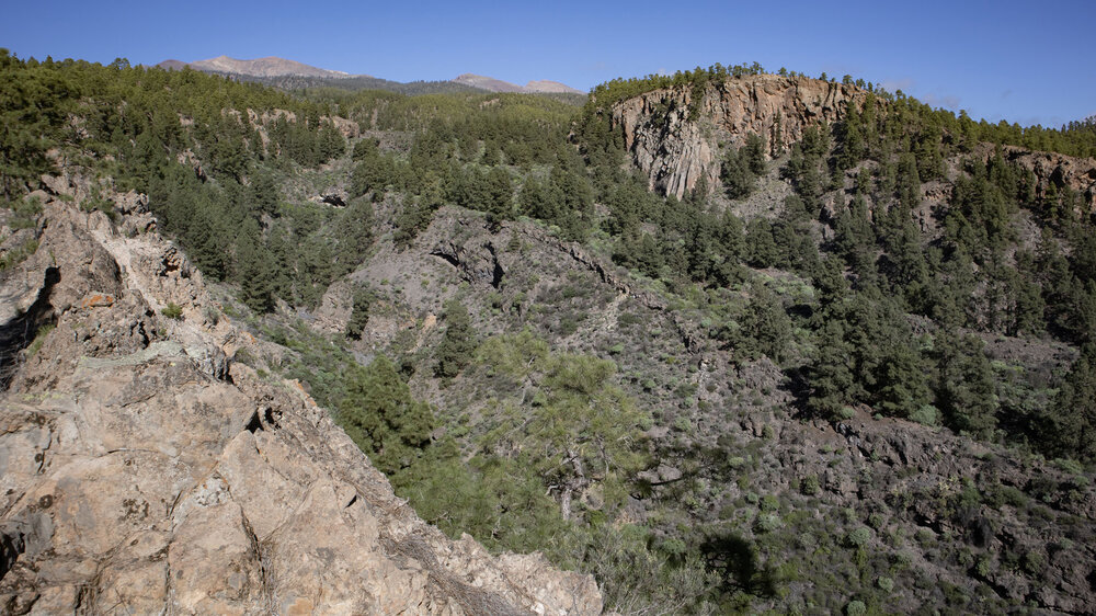 Barranco de Géñiga o de Las Vegas die Schlucht zum Risco del Muerto