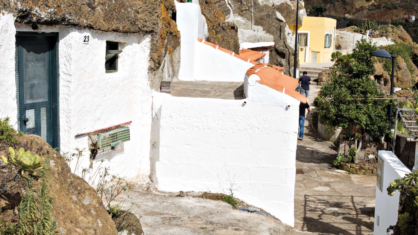 Höhlenwohnungen in Las Carboneras im Anaga auf Teneriffa