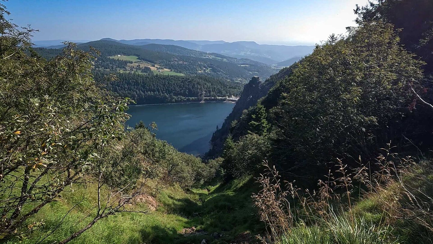 Seeblick von der Quelle des Lac Blanc