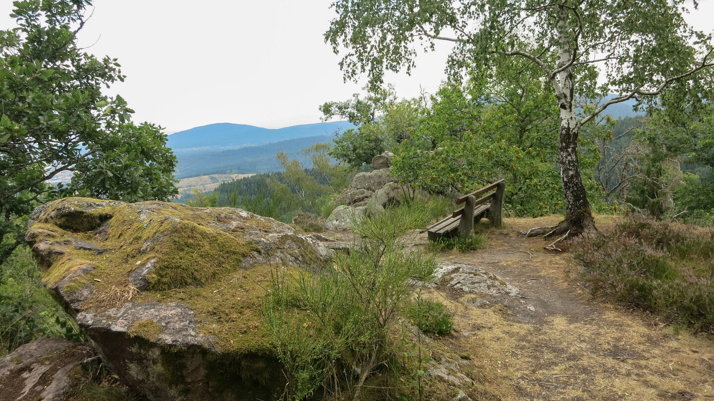 die Aussicht vom Lochfelsen