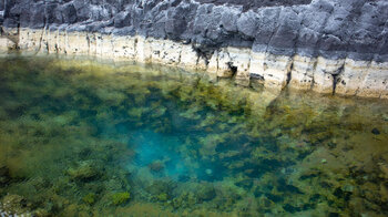 Basaltformationen an den El Aljibe Naturpools