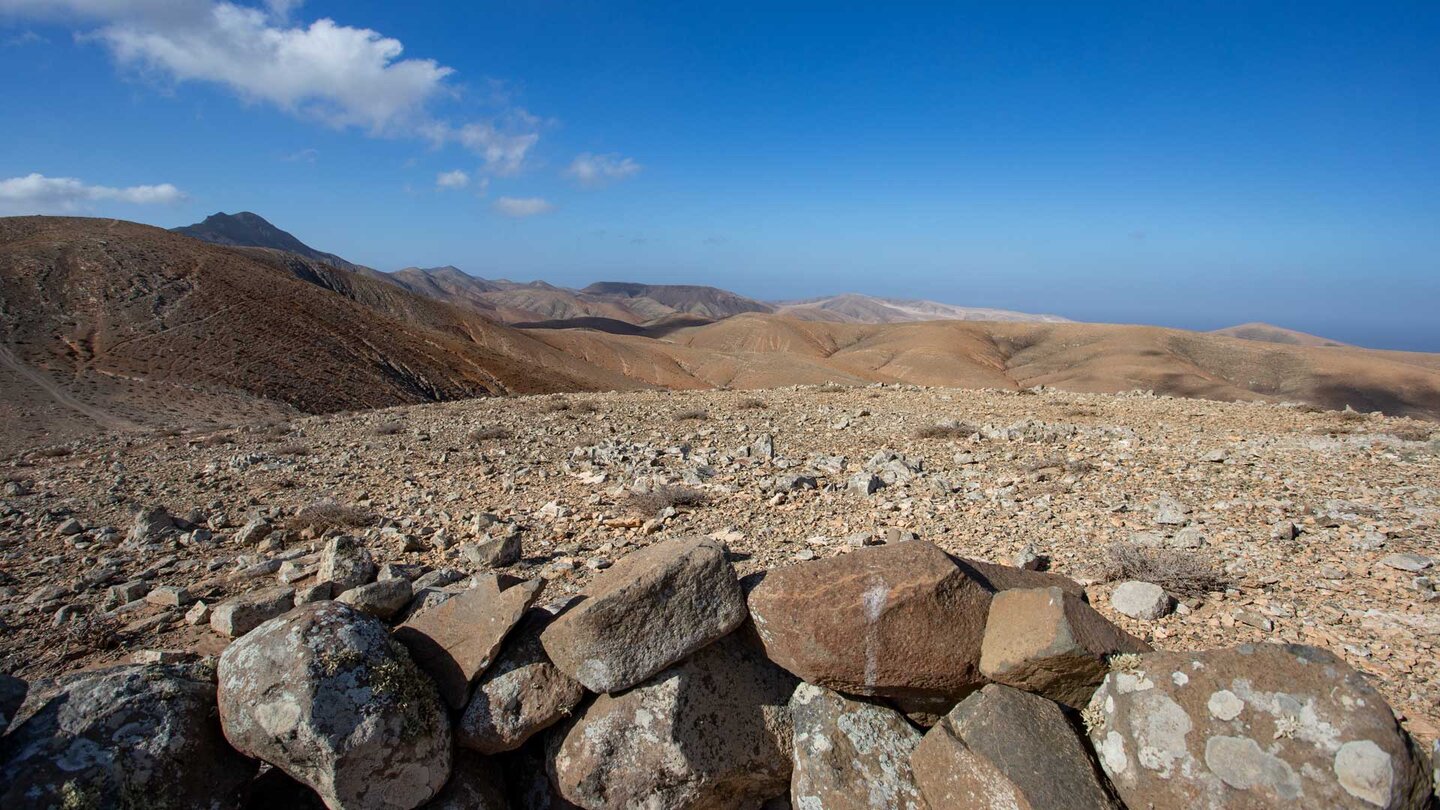 Blick vom Montaña de la Fuente auf den Atlantik