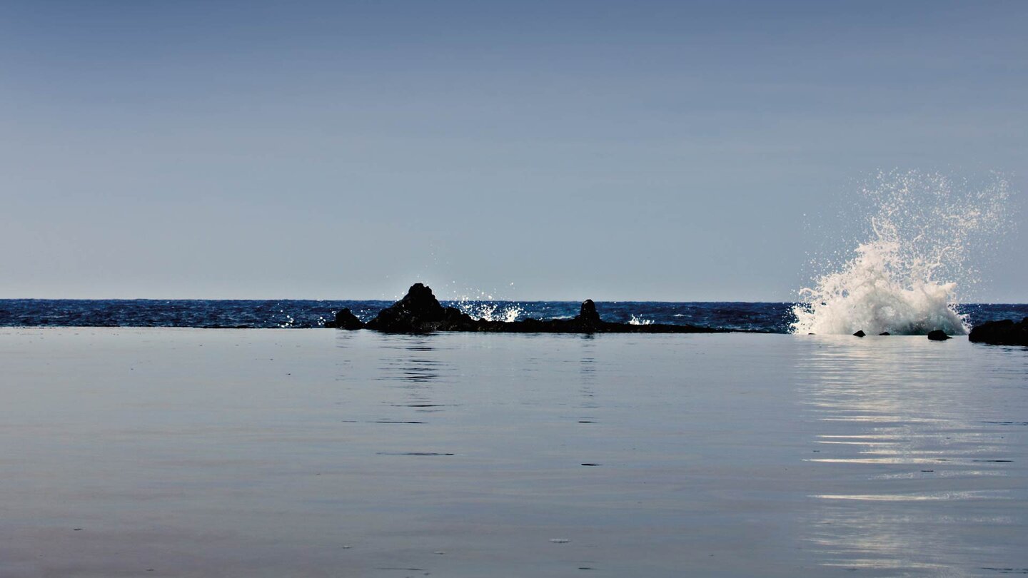 geschütztes Bassin mit ruhigem Wasser in Pozo de las Calcosas auf El Hierro