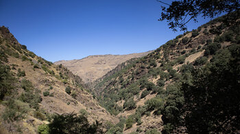 Ausblick auf das Tal des Rio Genil in Andalusien