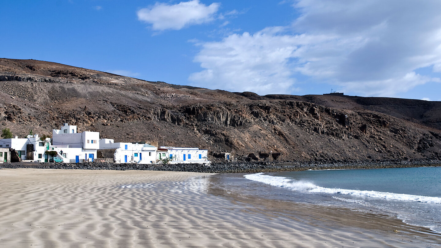 ruhige Atmosphäre an der Playa de Pozo Negro auf Fuerteventura