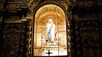 die Marienfigur in der Iglesia de Nuestra Señora de la Concepción in La Orotava