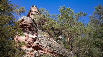 der Elwetrischfelsen im Moosbachtal