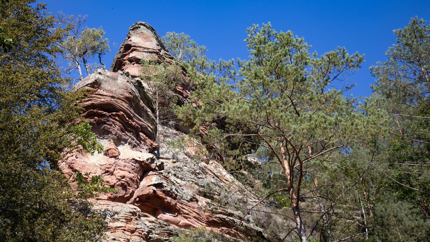 der Elwetrischfelsen im Moosbachtal