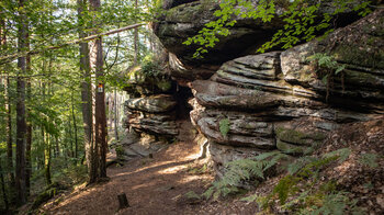 der Felsenpfad am Schlangenfelsen