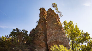 die Zwillingsfelsen Braut und Bräutigam bei Dahn