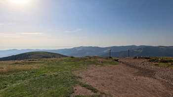 Panorama auf dem Hochplateau des Berges Le Hohneck