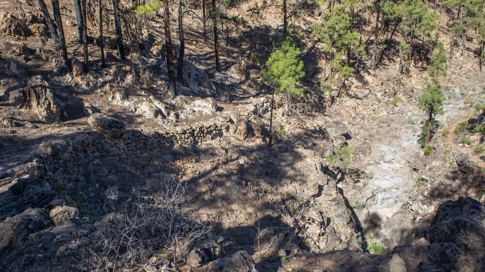 Wanderweg am Barranco de las Hiedras