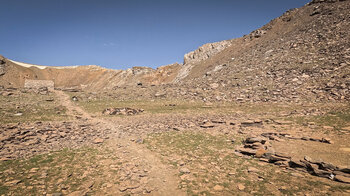 Wanderpfad zum Refugio Vivac de la Caldera