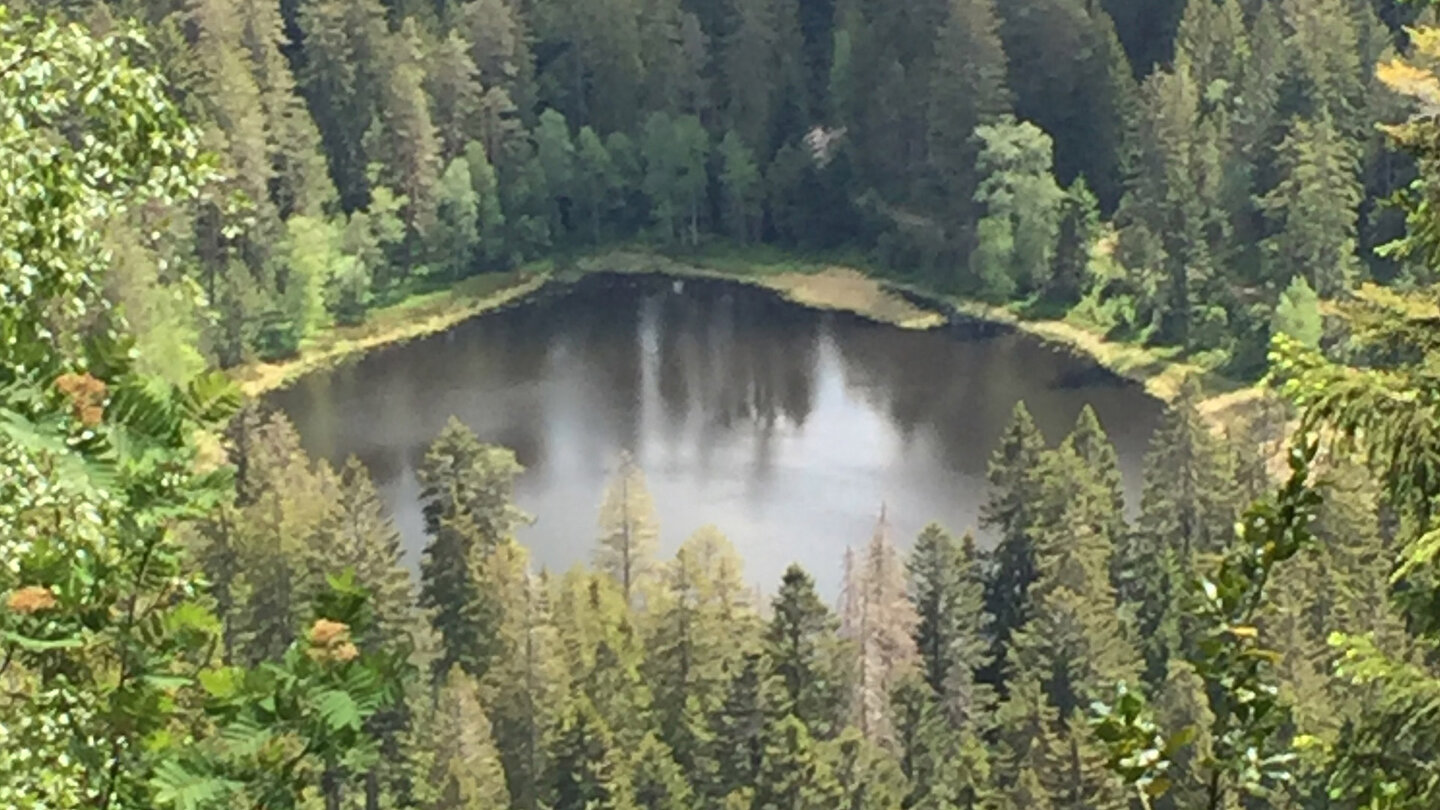 Blick auf den idyllisch gelegenen Schurmsee