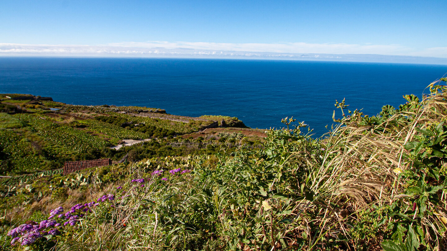 Blick von Gallegos auf La Palma auf den Atlantik