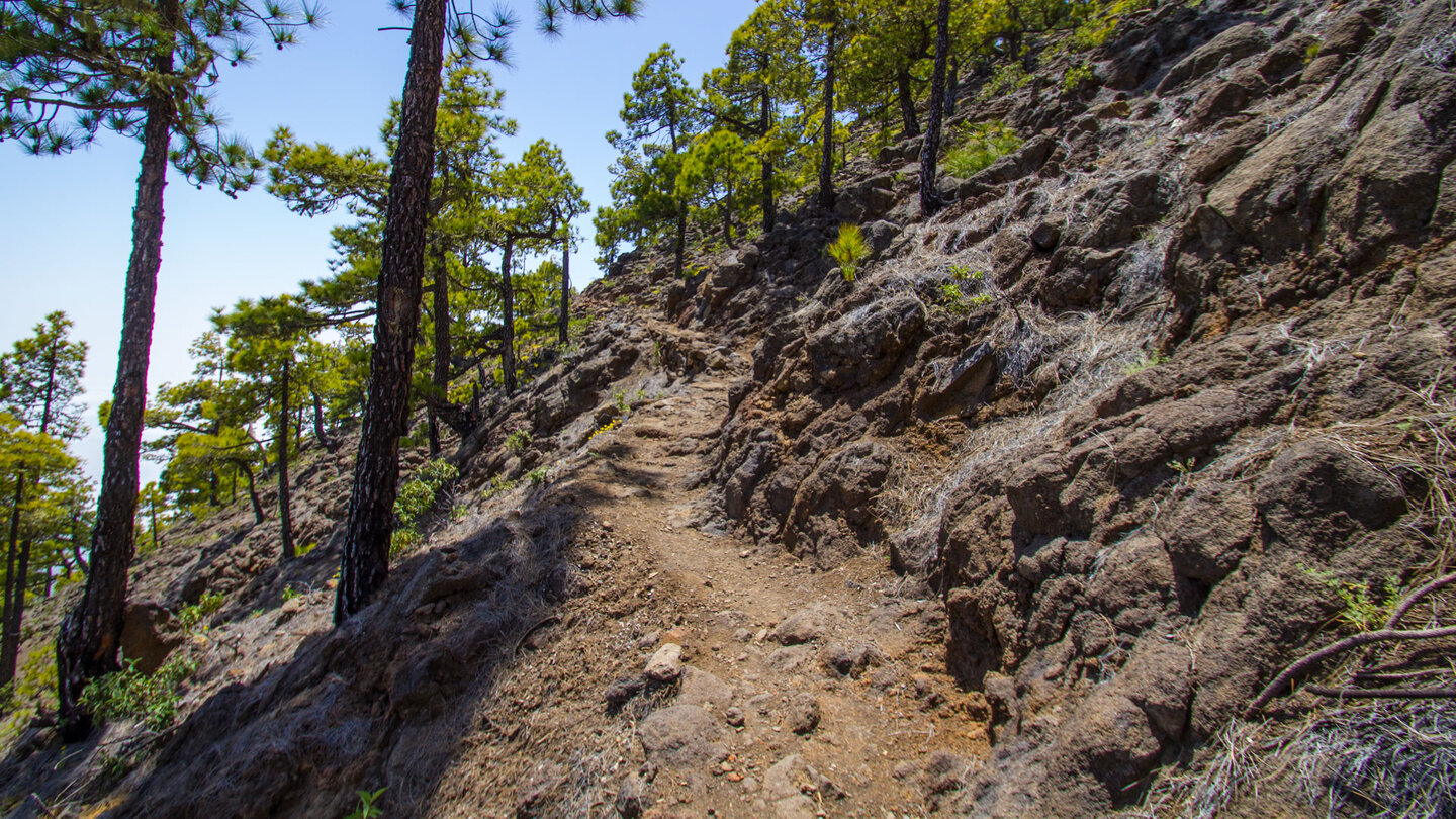 Wanderweg am Pico Bejeando