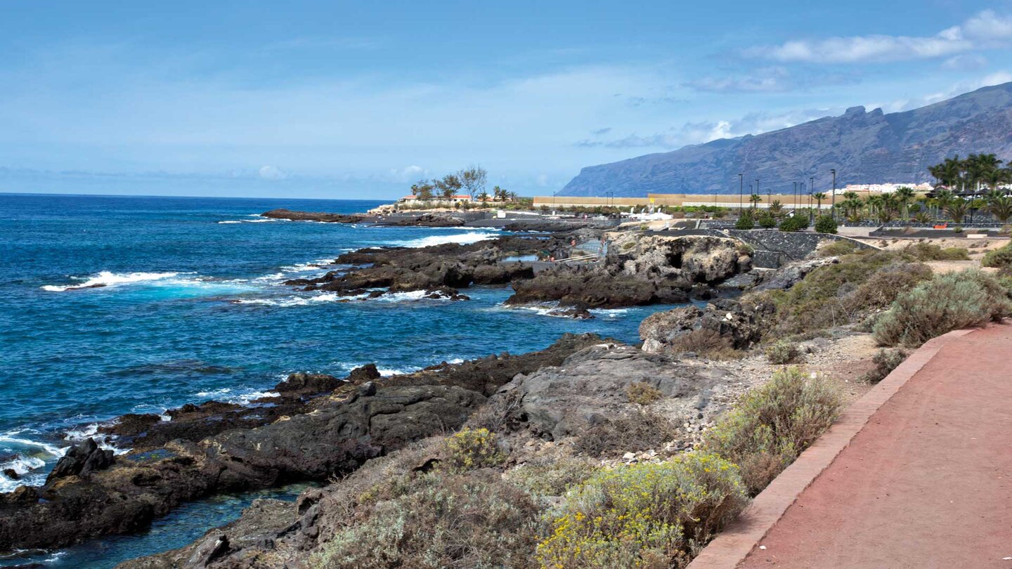 der Paseo Maritimo in Alcalá auf Teneriffa