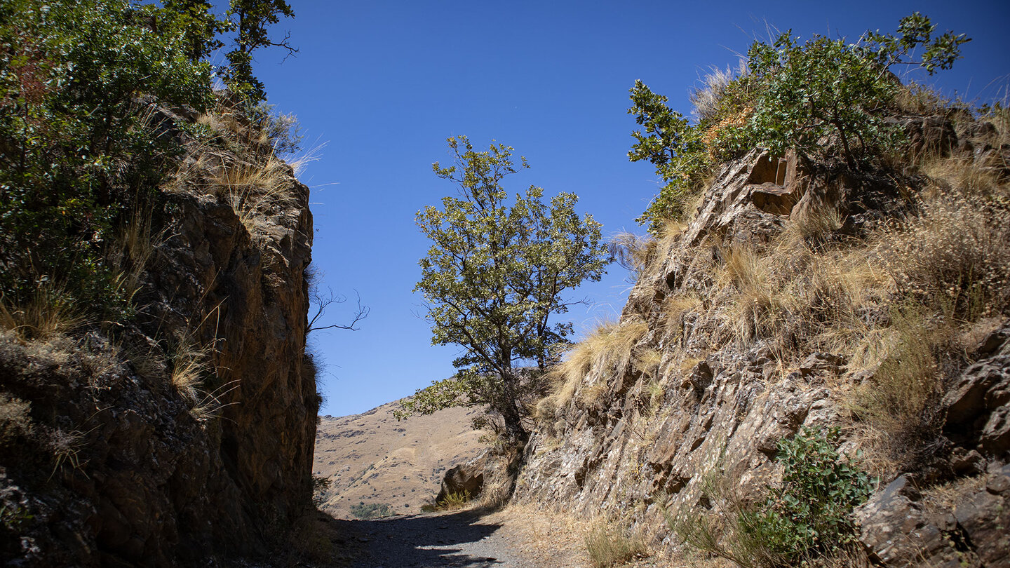 Vereda de la Estrella in der Berglandschaft der Sierra Nevada