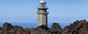 der achteckige Leuchtturm von Punta Orchilla auf El Hierro