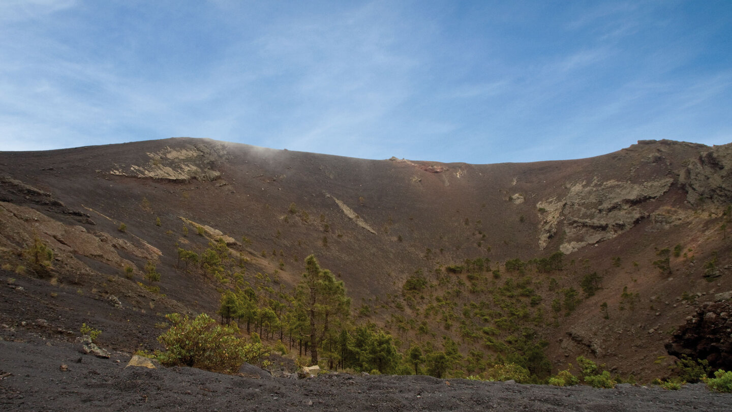 der Krater des Volcán de San Antonio auf La Palma