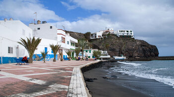 die Playa de Las Playitas auf Fuerteventura