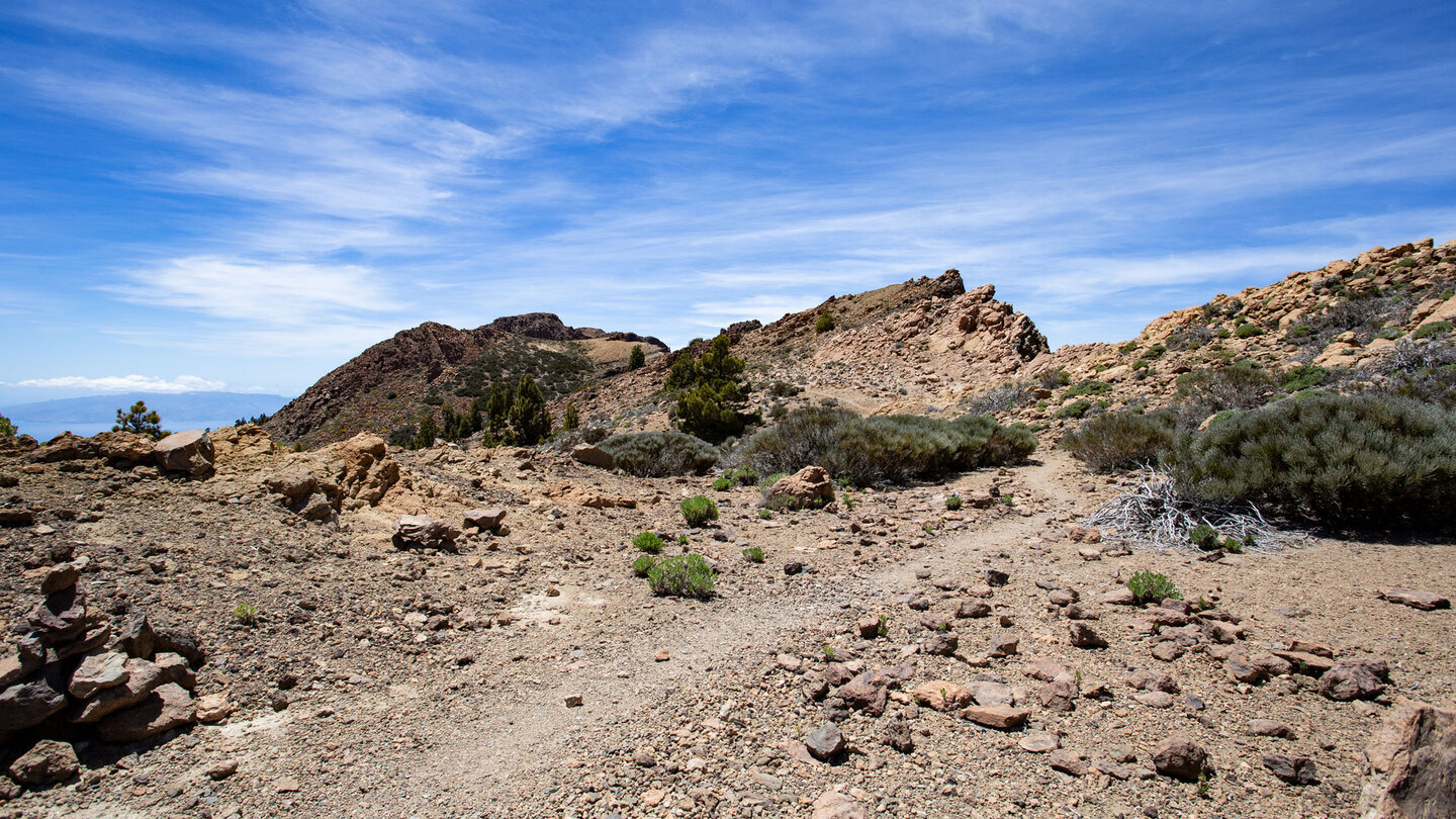 Wanderweg entlang der Cumbre de Ucanca