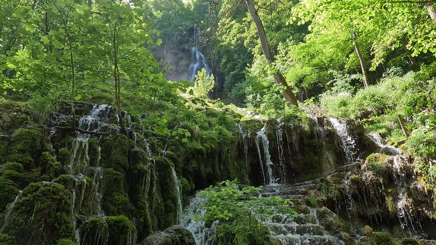 Aufstiegsweg zum Uracher Wasserfall