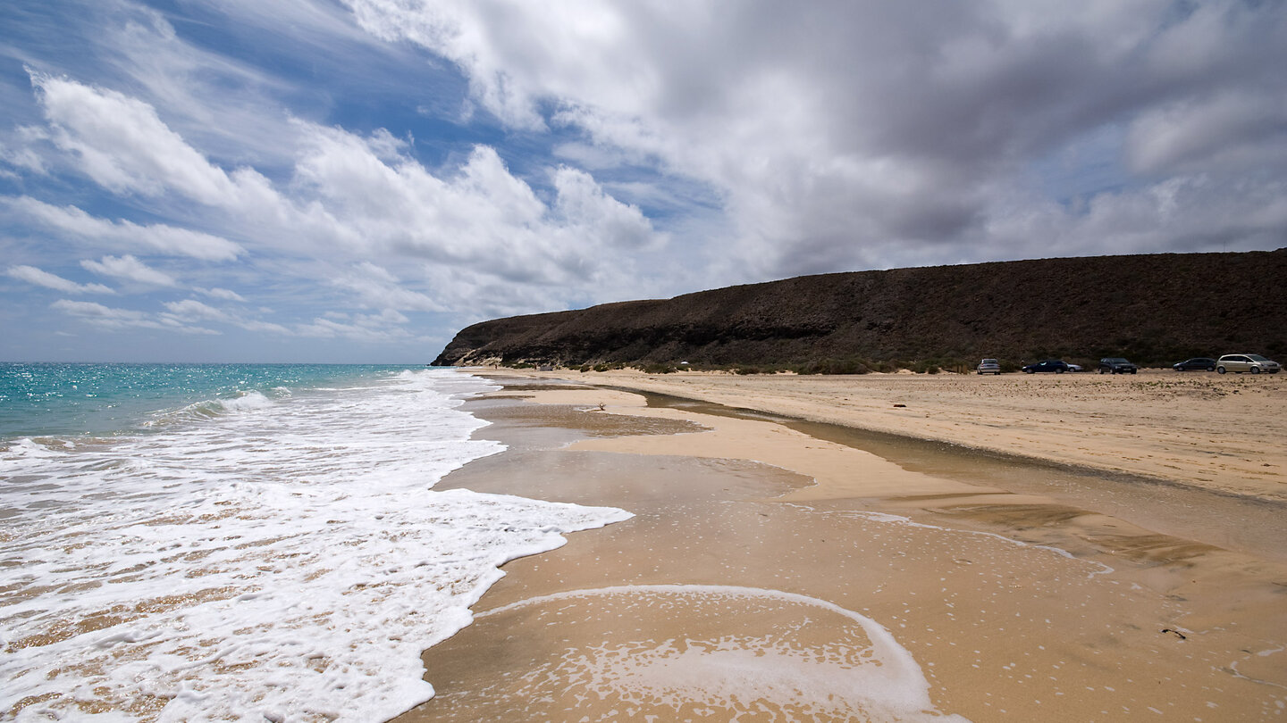 Blick Richtung Süden an der Playa Risco del Paso