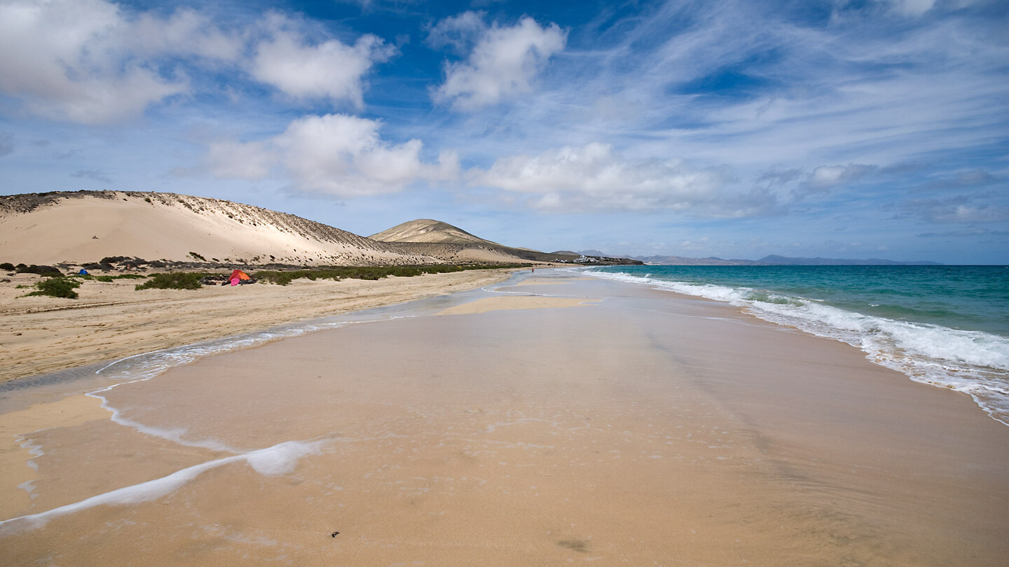 sagenhafter Blick Richtung Nordost an der Playa Risco del Paso