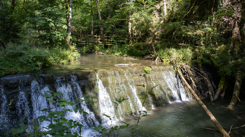 Fallstufe an der Gauchach