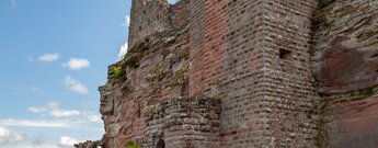 Anlage der Burg Fleckenstein